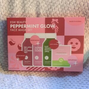 ESW Beauty Peppermint Glow Face Mask Set